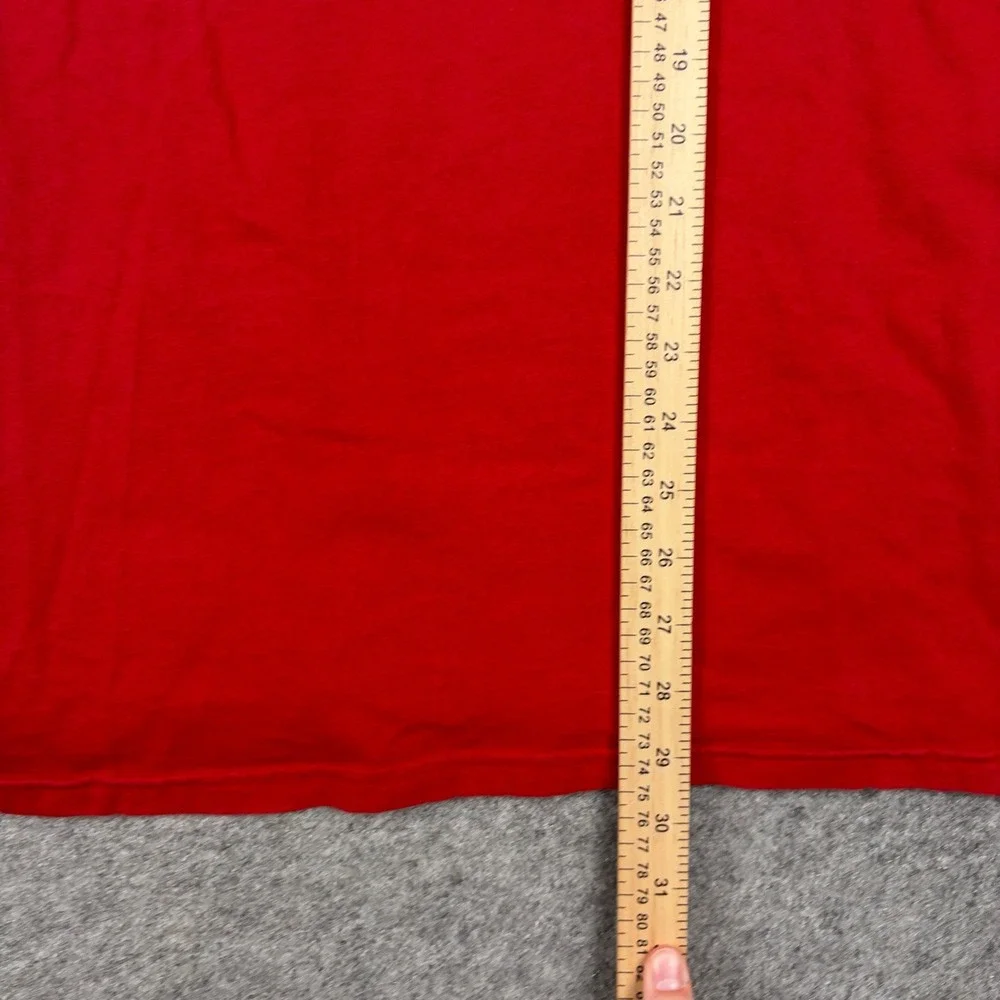 Vintage Y2K Nike T-Shirt Mens XXL Red Graphic Basketball Center Swoosh Surf‎ 90s